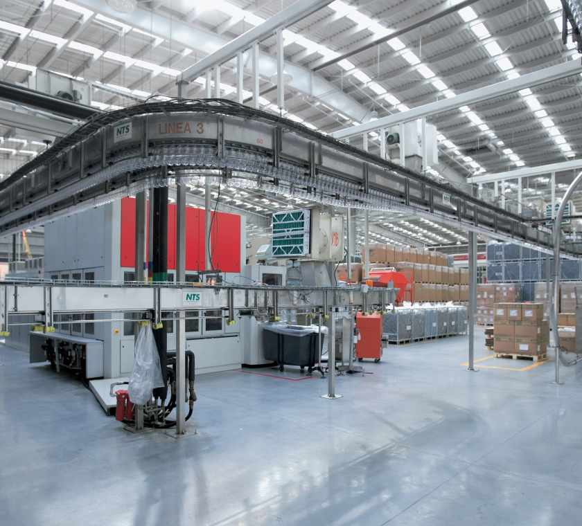 in-house production line